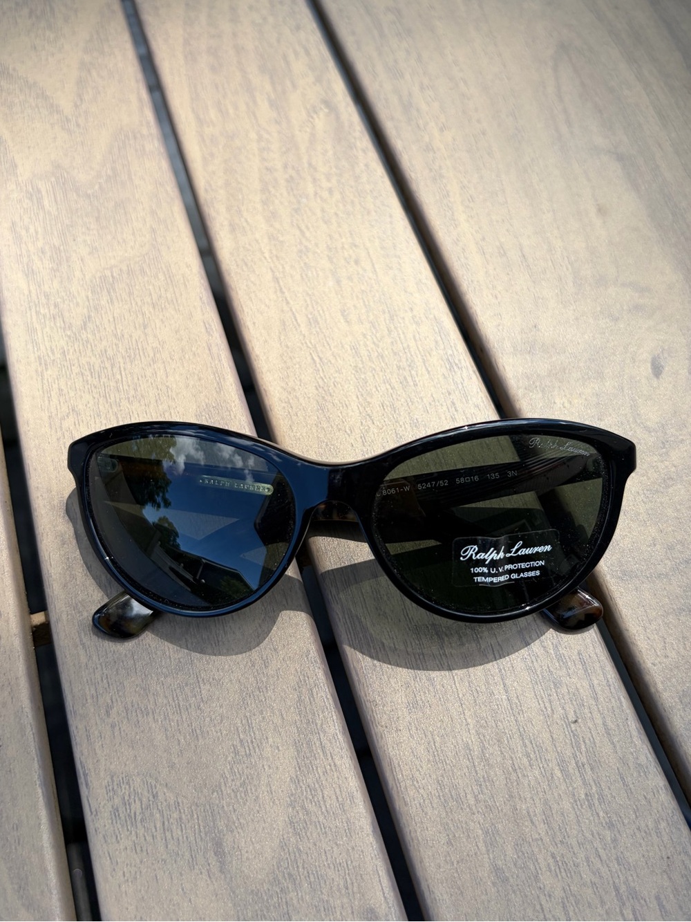 Ralph Lauren Black Polarized Sunglasses